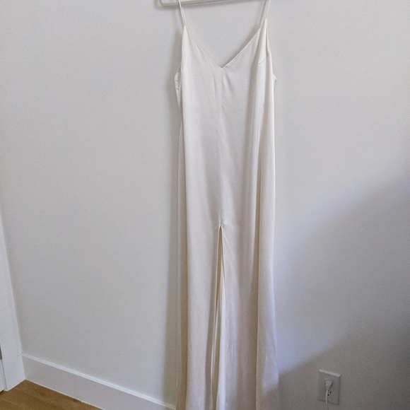 Reformation Cabot Ivory Maxi Wedding Gown M - Picture 4 of 11